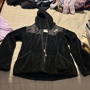 The North Face Black Hooded Fleece Jacket